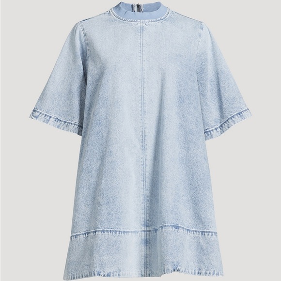 NWT Free People Harlow Denim Mini Dress
Color: Ocean Blue - Picture 3 of 5